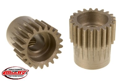 Team Corally - 48 DP Pinion - Short - Hardened Steel - 21T - 5mm as afbeelding