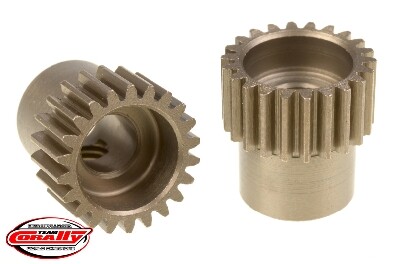 Team Corally - 48 DP Pinion - Short - Hardened Steel - 22T - 5mm as afbeelding