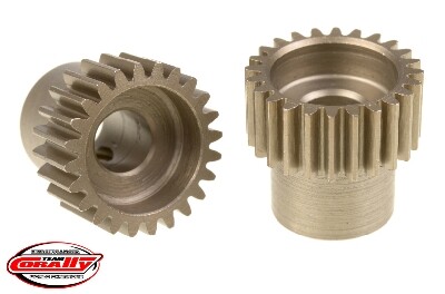 Team Corally - 48 DP Pinion - Short - Hardened Steel - 24T - 5mm as afbeelding