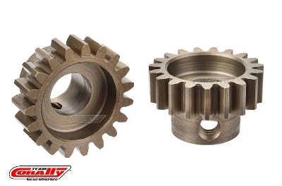 Team Corally - Mod 1.0 Pinion - Hardened Steel - 19T - 8mm as afbeelding