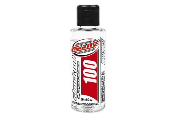Team Corally schokdemper olie 60ml - 100CPS afbeelding