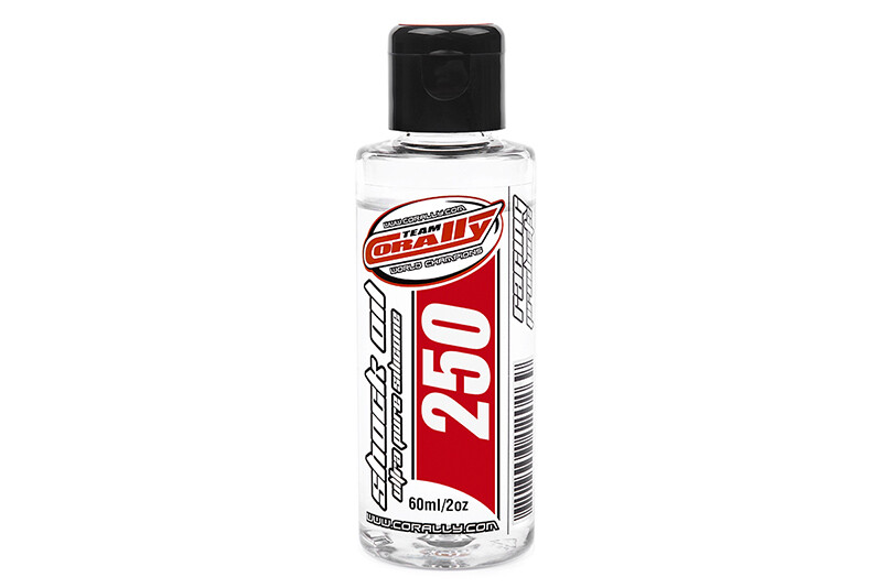 Team Corally schokdemper olie 60ml - 250CPS afbeelding