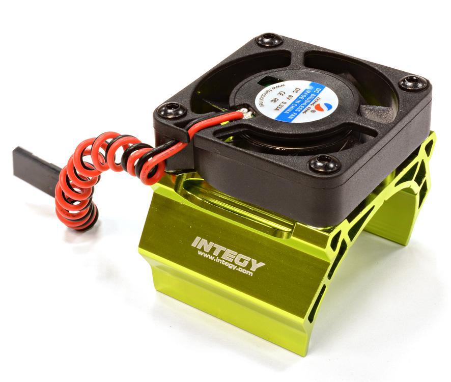 Integy High Speed Cooling fan + Heatsink, green voor 40 mm motoren