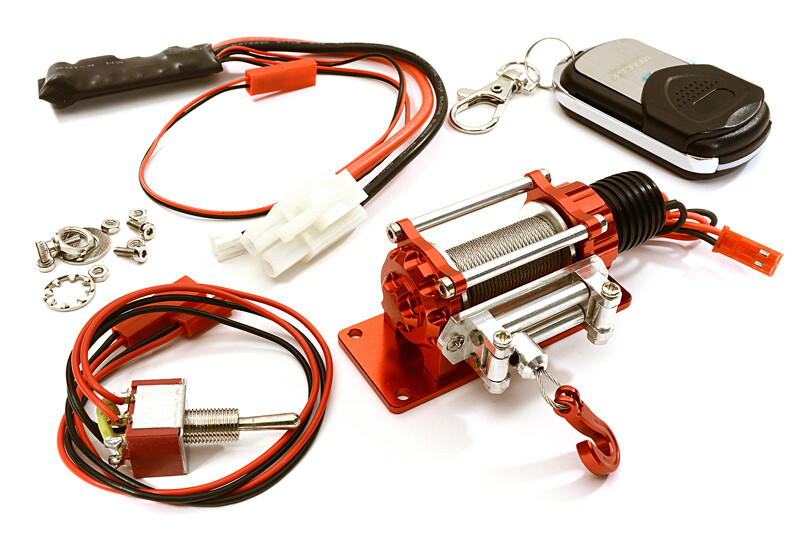 Integy V2 Billet Machined Realistic High Torque lier met afstandsbediening - Rood