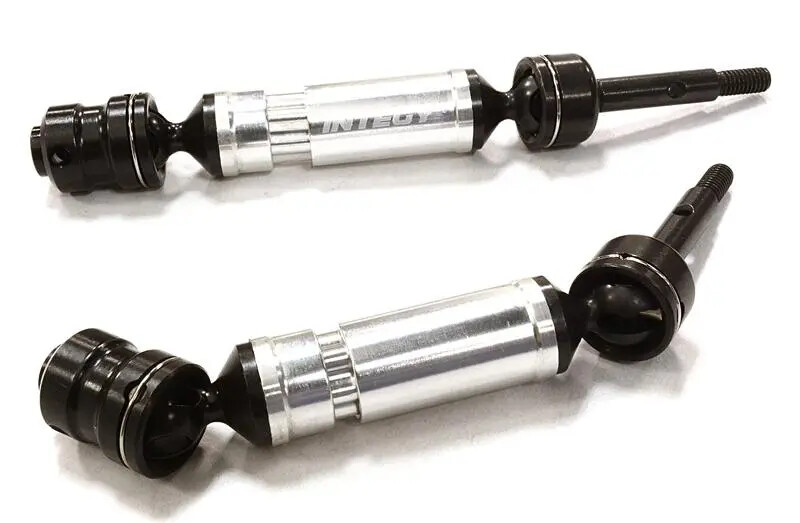 Integy Dual Joint Telescopic Drive Shaft (2), Silver - Traxxas Bandit afbeelding