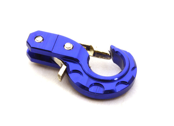 Realistic Tow Rope Hook for 1/10 Size Scale Crawler Truck - Blauw afbeelding