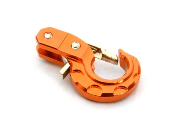 Realistic Tow Rope Hook for 1/10 Size Scale Crawler Truck - Oranje afbeelding