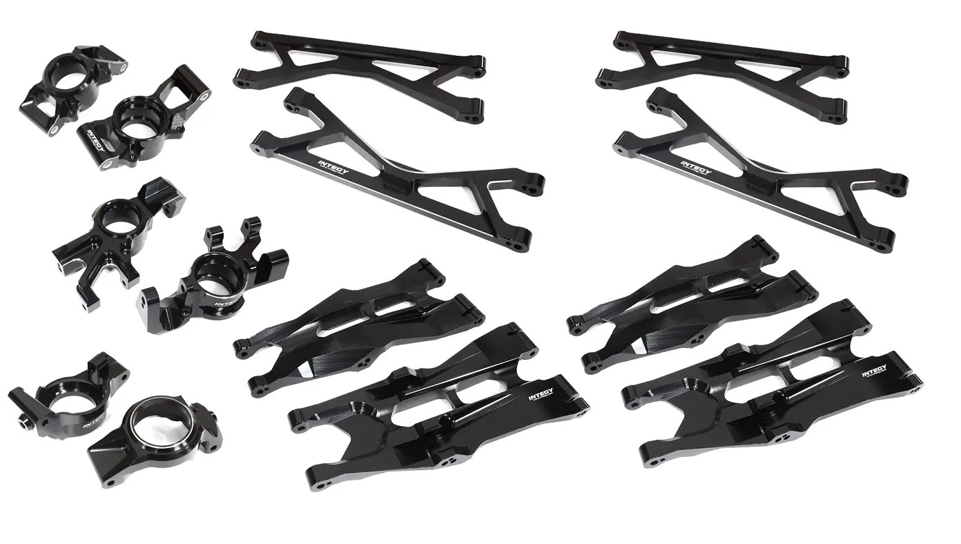 Integy Billet Machined Suspension Conversion Kit Zwart - X-Maxx