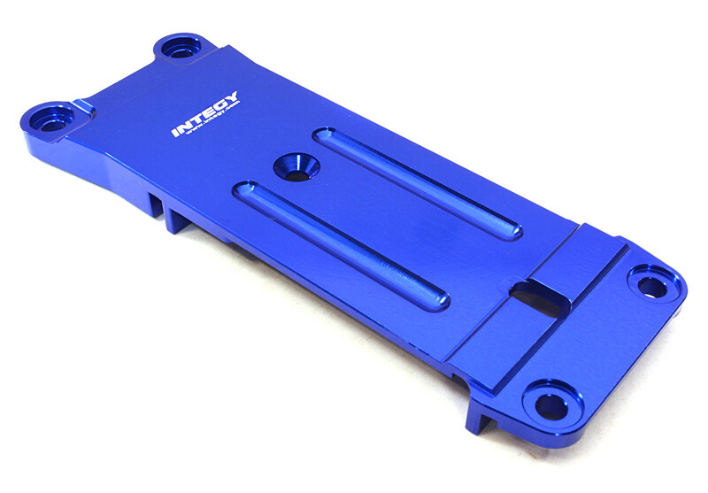 Integy Billet Rear Chassis Brace Tie Bar Mount, Blue - Traxxas X-Maxx