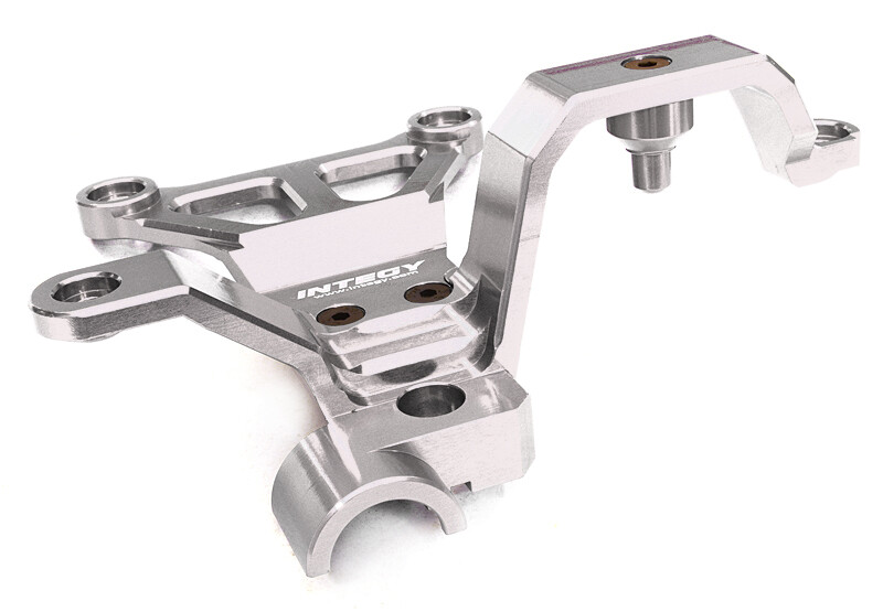 Billet Machined Steering Bell Crank, Silver - Traxxas X-Maxx afbeelding