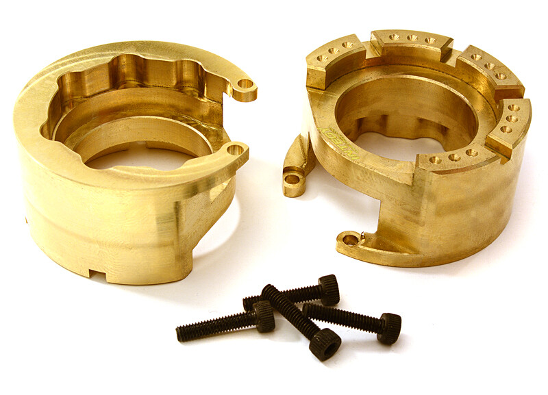 Integy Portal Axle Counterweight Add-On (2) for Traxxas TRX4 Scale & Trail Crawler afbeelding