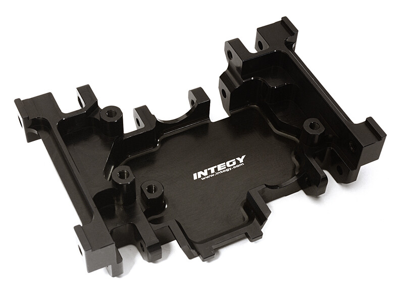 Billet Machined Alloy Gearbox Mount Lower Skidplate - Traxxas TRX-4 afbeelding