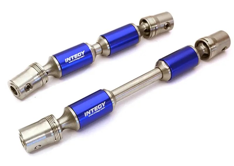 Integy Billet Machined Center Driveshafts for Traxxas TRX-4 Crawler (12.8-inch WB) (C28123BLUE) afbeelding