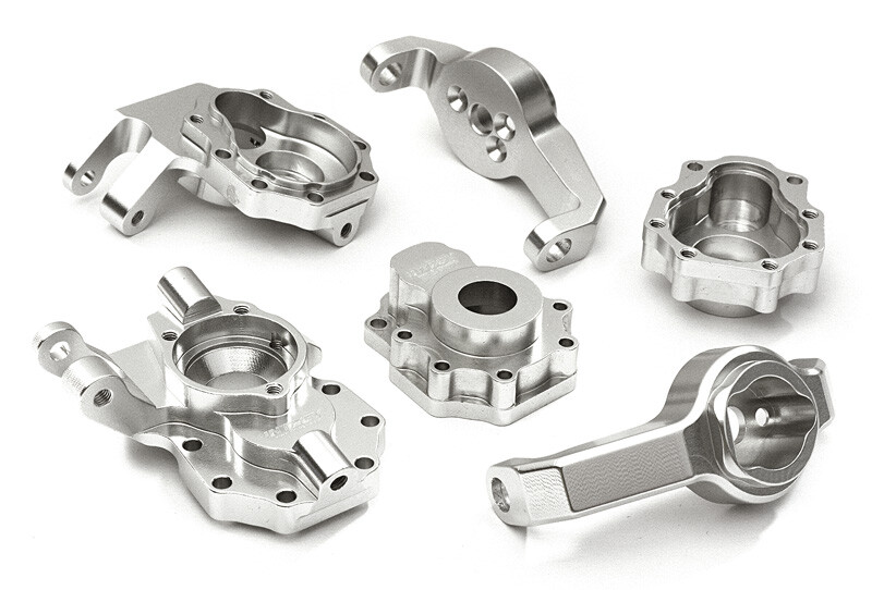 Alloy Machined Front Portal Housings & Uprights - Traxxas TRX-4 afbeelding