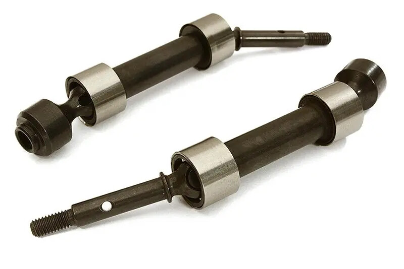 Integy Dual Joint Telescopic Drive Shaft (2), Grey - Traxxas Bandit