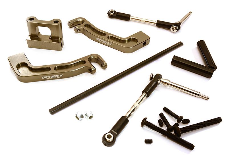 Integy Front Sway Bar Anti Roll Bar Set, Grey - Traxxas X-Maxx afbeelding