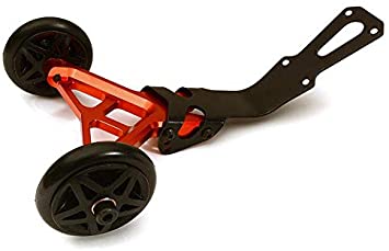 Integy Billet Machined Wheelie bar red - Traxxas Rustler 4X4