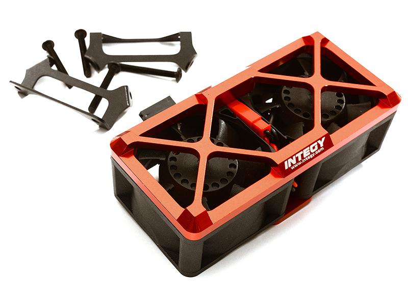 Ultra High Speed Twin Cooling Fan 17K RPM, Rood - Traxxas X-Maxx afbeelding