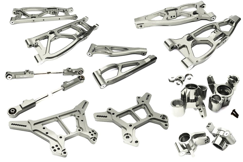 Billet Machined Alloy Suspension Kit - Arrma Kraton 6S BLX (C28729GREY)