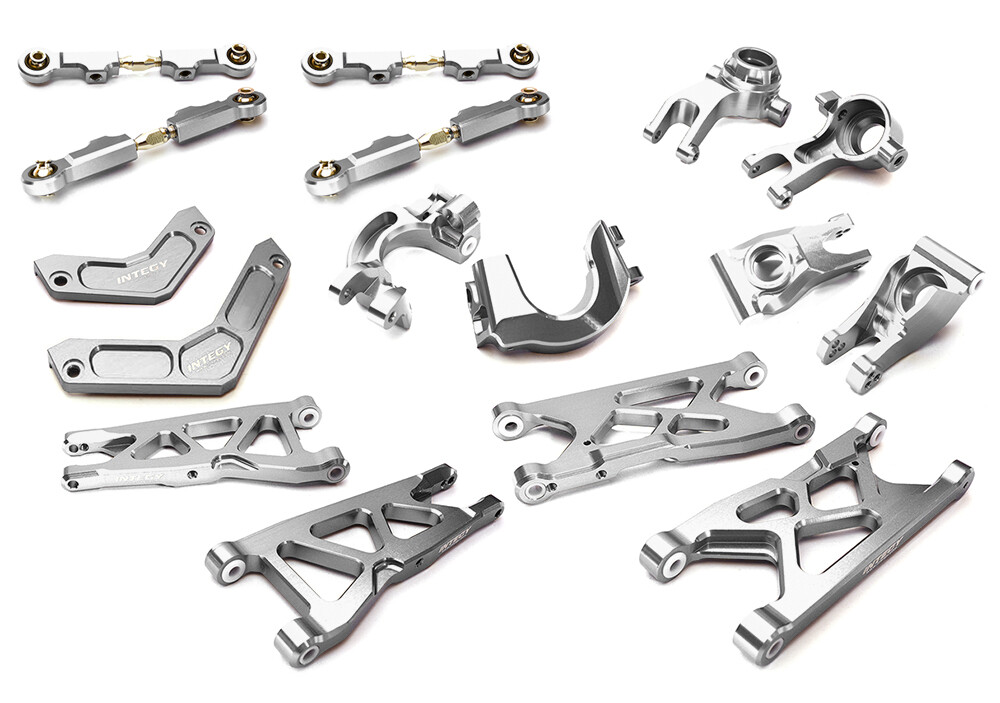 Billet Machined Suspension kit voor de Arrma Granite 4x4 - Zilver afbeelding