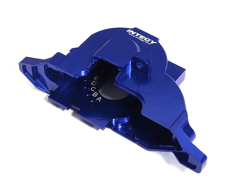 Integy Billet Machined T2 Motor Mount for Traxxas TRX-4 Scale & Trail Crawler (C30179BLUE) afbeelding