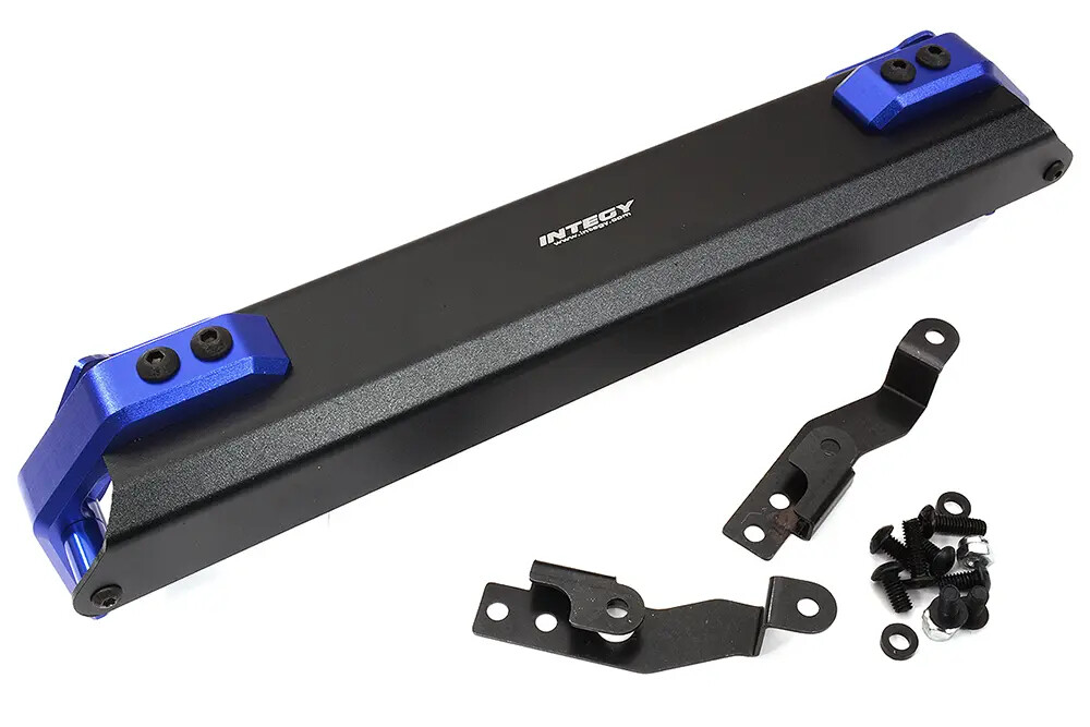 Integy Realistic Metal Rear Bumper Kit w/ LED for Traxxas X-Maxx 4X4 - Blue afbeelding