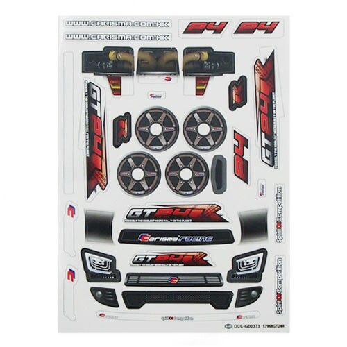 Carisma GT24B Rally Car Decal Sheet (CA15654) afbeelding