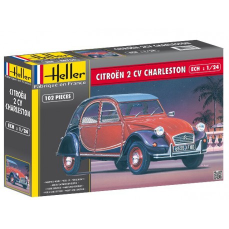 Heller 1/24 Citroen 2 CV Charleston afbeelding