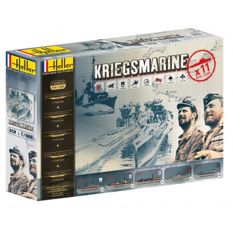 Heller 1/400 Coffret Kriegsmarine