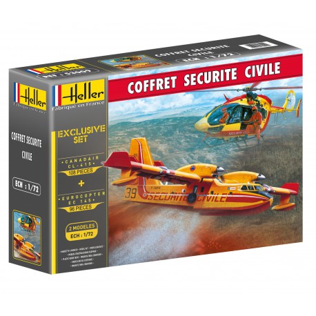 Heller 1/72 Pompiers Du Ciel/Canadair Set