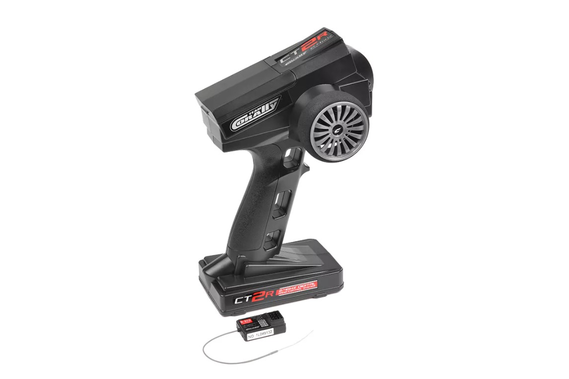 Team Corally CT2R 2-kanaals 2.4GHZ zender inclusief ontvanger