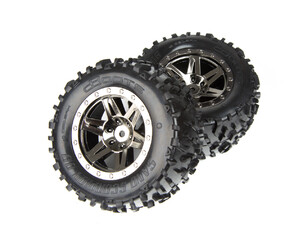 DBOOTS Sand Scorpion DB XL Tyre Set Glued (Black Chrome) Rear (2PCS) (AR550002)