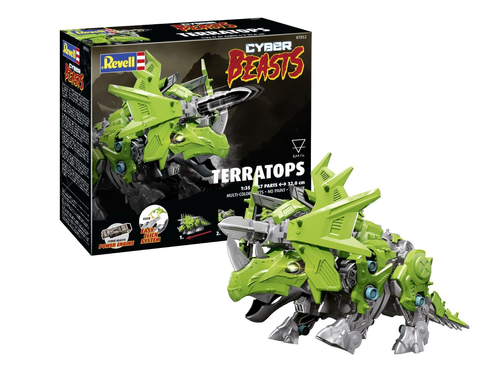 Revell 1/35 Cyber Beasts TerraTops - Easy Click afbeelding