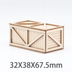 TopRC - 1/18 Wooden Box (32x38x67.5mm)