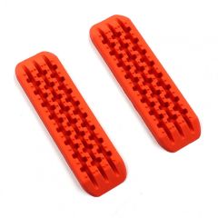 TopRC - 1/18 Rubber Recovery Ramps, Rood (59x16.7x4.3mm)