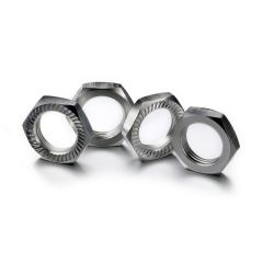 Wielmoeren 17mm (4), met ribbels - Zilver