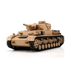 Torro 1/16 RC Tank Panzer IV Ausf. F1 sand BB+IR (Metal Tracks)