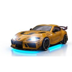 Absima 1/43 Toyota Supra 4WD Drift/Race Car RTR - Geel