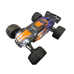 Tweedehands Traxxas E-Revo met Hobbywing brushless combo - Paars/Oranje