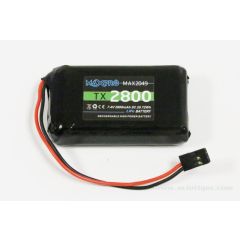 Lipo accu TX 7.4V 2800mAh (Futaba 8J, 10J, 14SG, 16SZ, 6K 4PLS, 4pks, 4GRS, 4PX, 7PX)