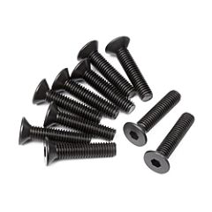 Flat head screw m3x14mm (hex socket/10pcs)