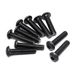 Button head screw m3x14mm (hex socket/10pcs)