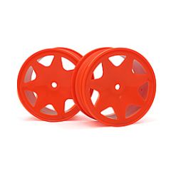 Ultra 7 wheels orange 30mm (2pcs