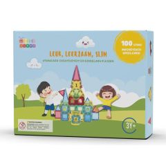 Gladi Magnetisch Speelgoed - Magnetic Tiles - 100 stuks