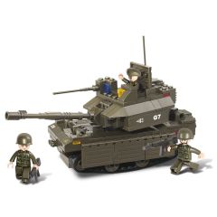 Sluban Army Battle Tank bouwstenen set (M38-B0287)