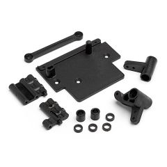 Bullet Flux ESC plate and steering bellcrank (101662)