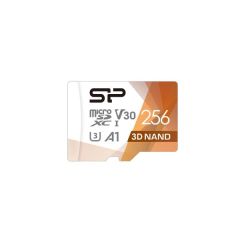 Silicon Power Micro SDHC card Superior Pro 3D-Nano 256GB met adapter 