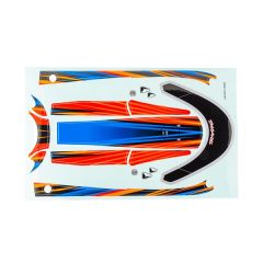 Traxxas - Decal set, hatch (orange) (waterproof) (for Disruptor) (TRX-10699-ORNG)
