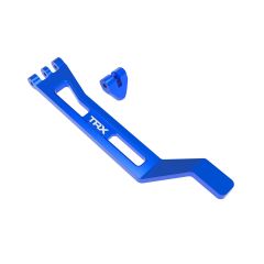 Traxxas - Battery hold-down, hold-down post (blue-anodized 6061-T6 aluminum)