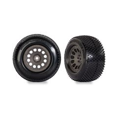 Traxxas - Gray Mini XRT Wheels w/ Response Pro Tires (2) (TRX-10774-GRAY)